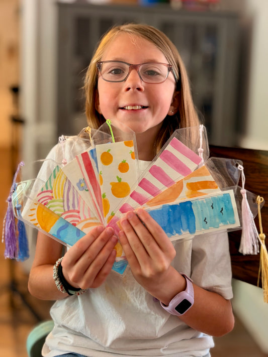 Amy's Hand-Painted Bookmarks